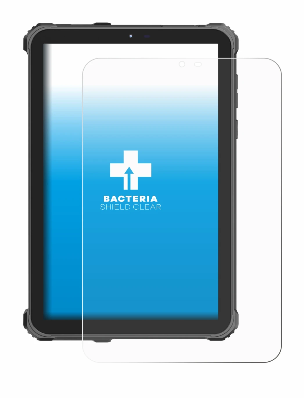 Imagen del dispositivo Oukitel RT3 Pro con una amplia variedad de protectores de pantalla.