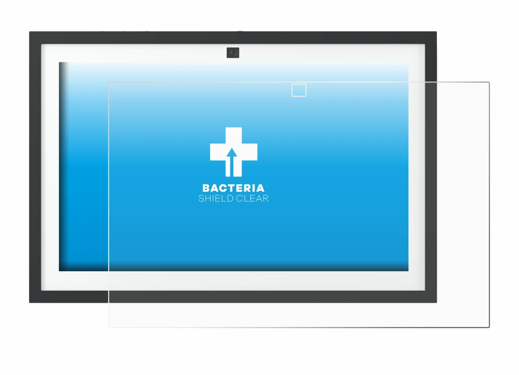 Imagen del dispositivo Amazon Echo Show 15 2024 con una amplia variedad de protectores de pantalla.