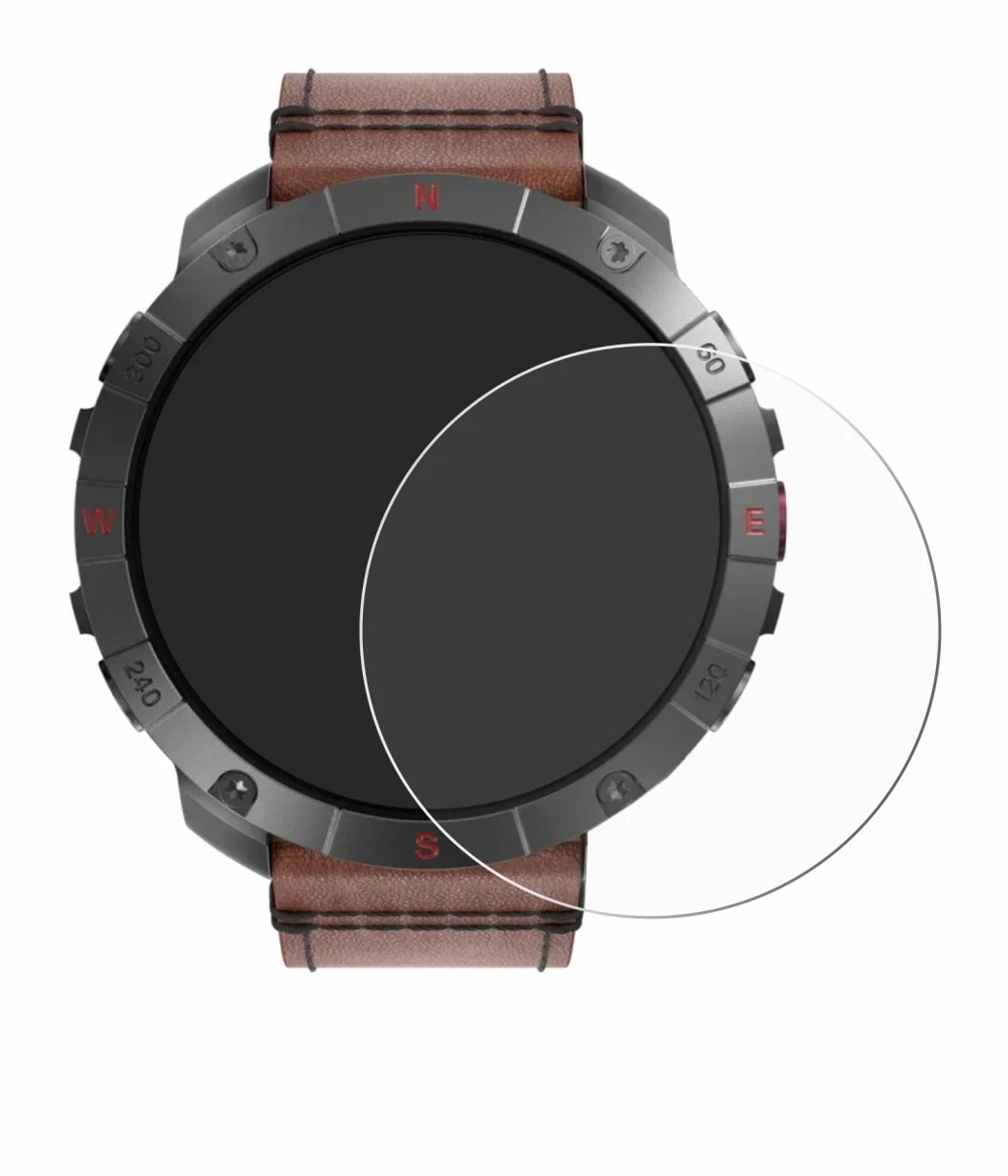 Imagen del dispositivo Polar Grit X2 Pro Titan con una amplia variedad de protectores de pantalla.