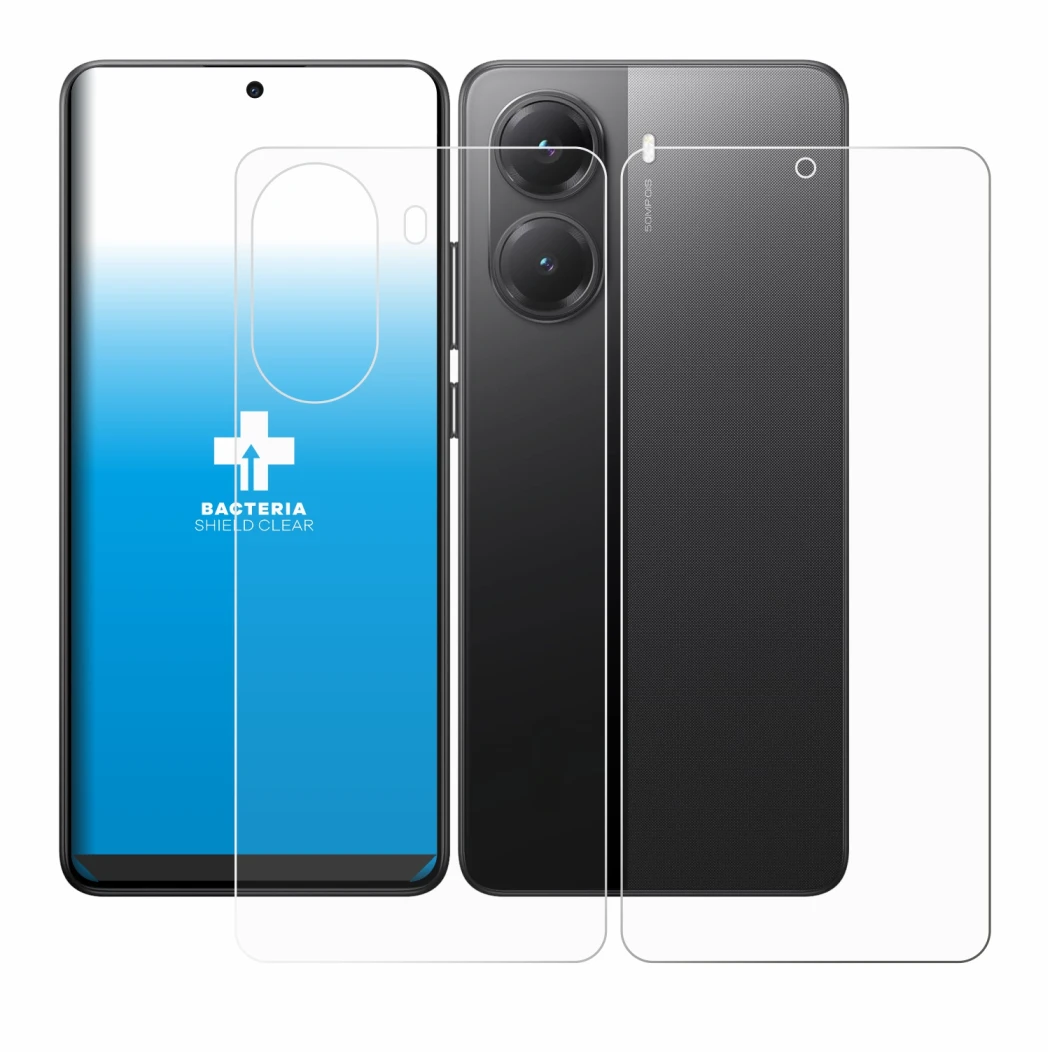 Imagen del dispositivo Xiaomi Poco X7 Pro (Frontal+Trasero) con una amplia variedad de protectores de pantalla.