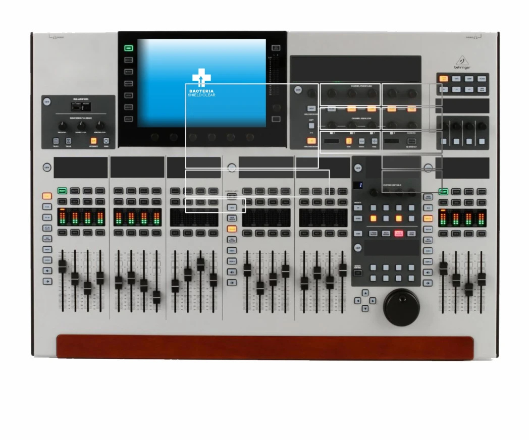 Imagen del dispositivo Behringer Wing (Set compuesto por 11 láminas) con una amplia variedad de protectores de pantalla.