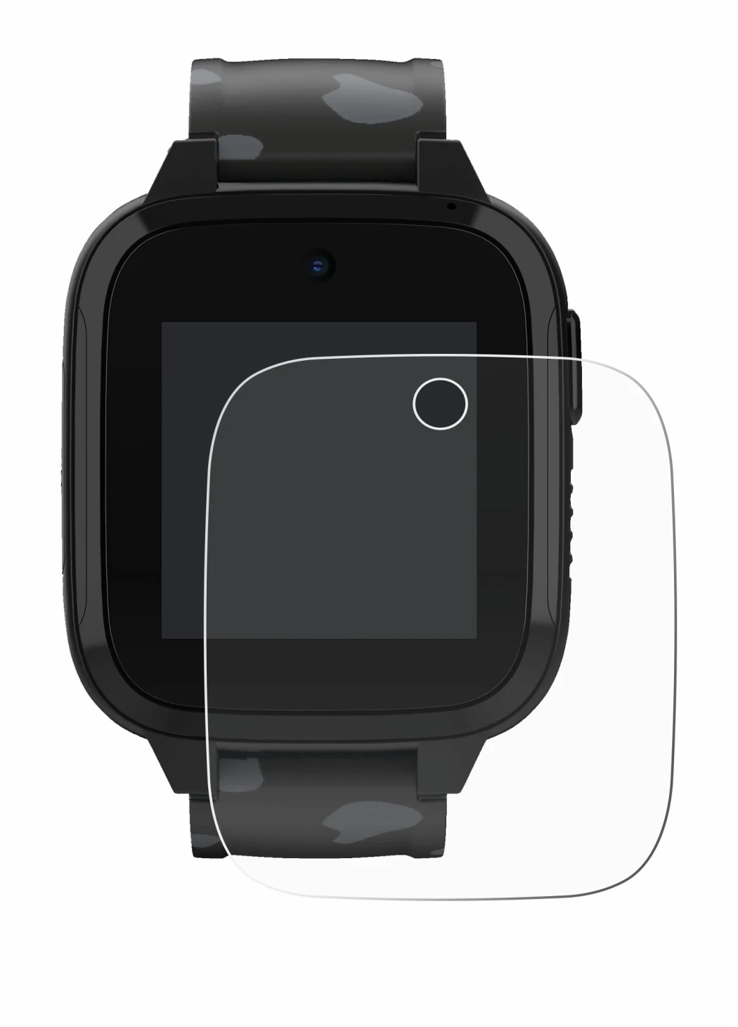 Imagen del dispositivo Xplora XGO3 (2da Gen.) con una amplia variedad de protectores de pantalla.