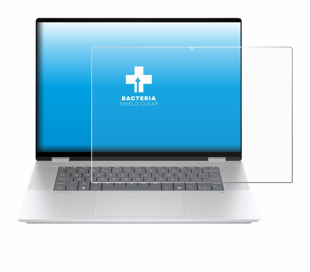 Imagen del dispositivo HP OmniBook X Flip 16-aX con una amplia variedad de protectores de pantalla.