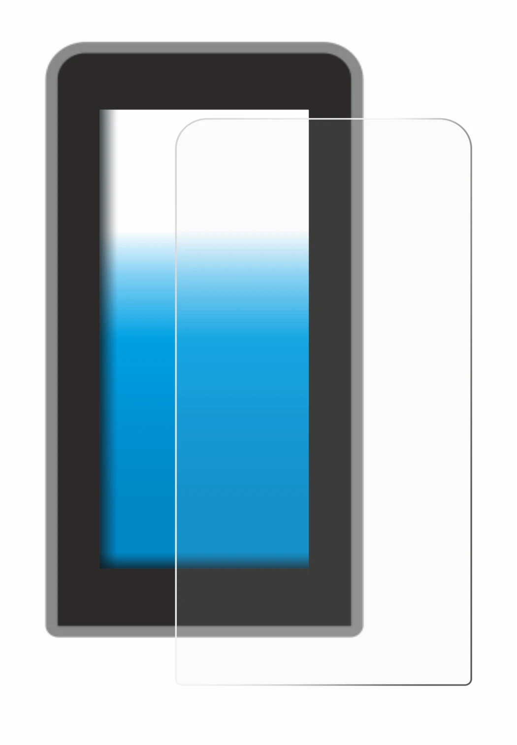 Imagen del dispositivo Tenways CGO600 Pro con una amplia variedad de protectores de pantalla.