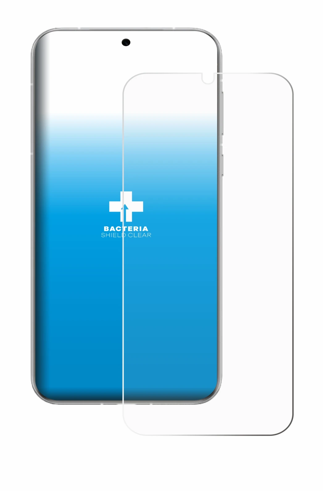 Imagen del dispositivo Huawei Pura 80 Ultra con una amplia variedad de protectores de pantalla.