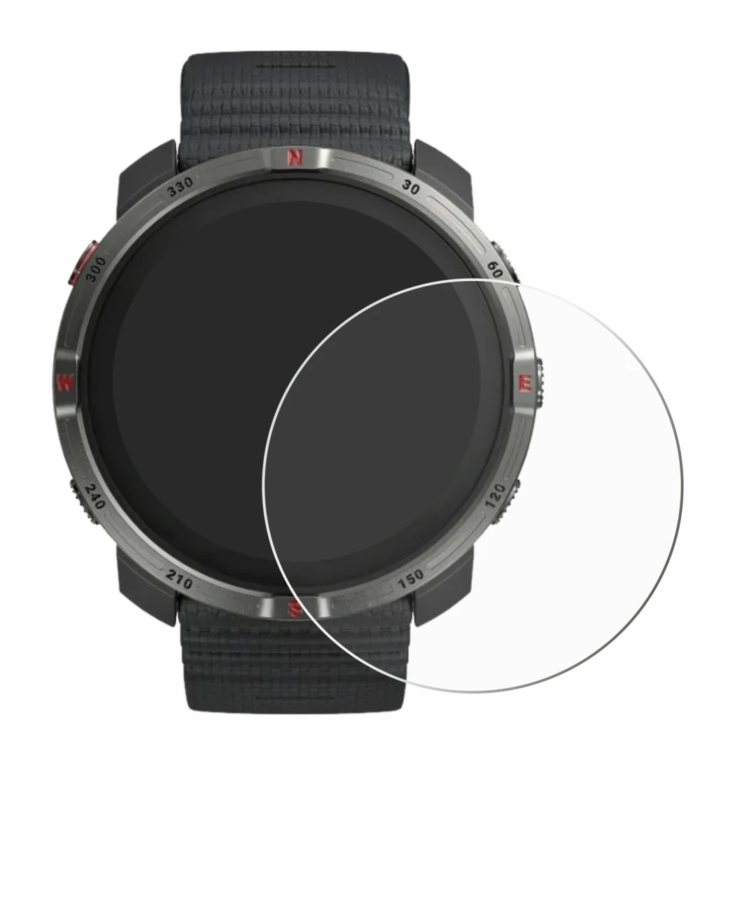 Imagen del dispositivo Polar Grit X2 con una amplia variedad de protectores de pantalla.