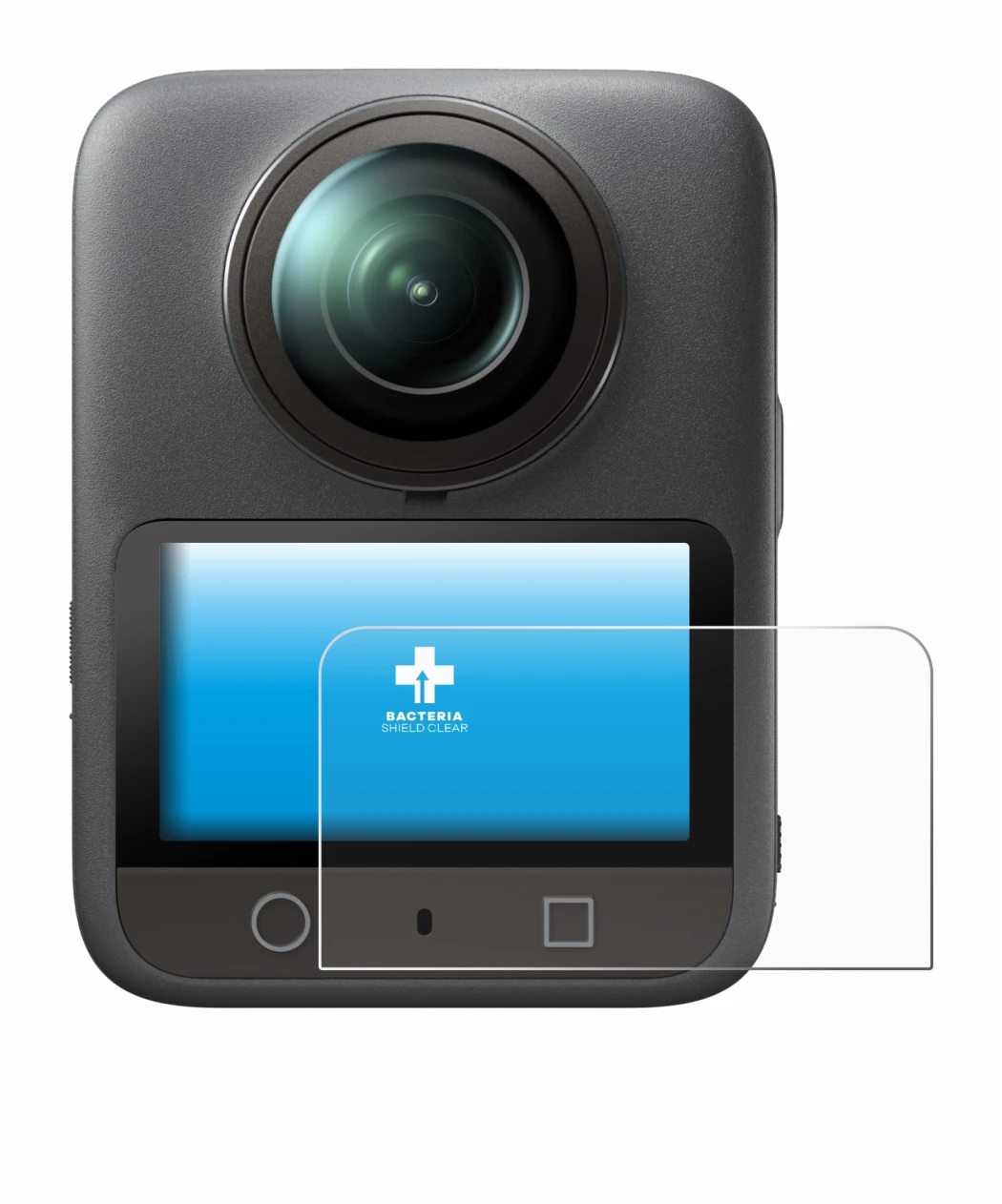 Imagen del dispositivo DJI Osmo 360 con una amplia variedad de protectores de pantalla.
