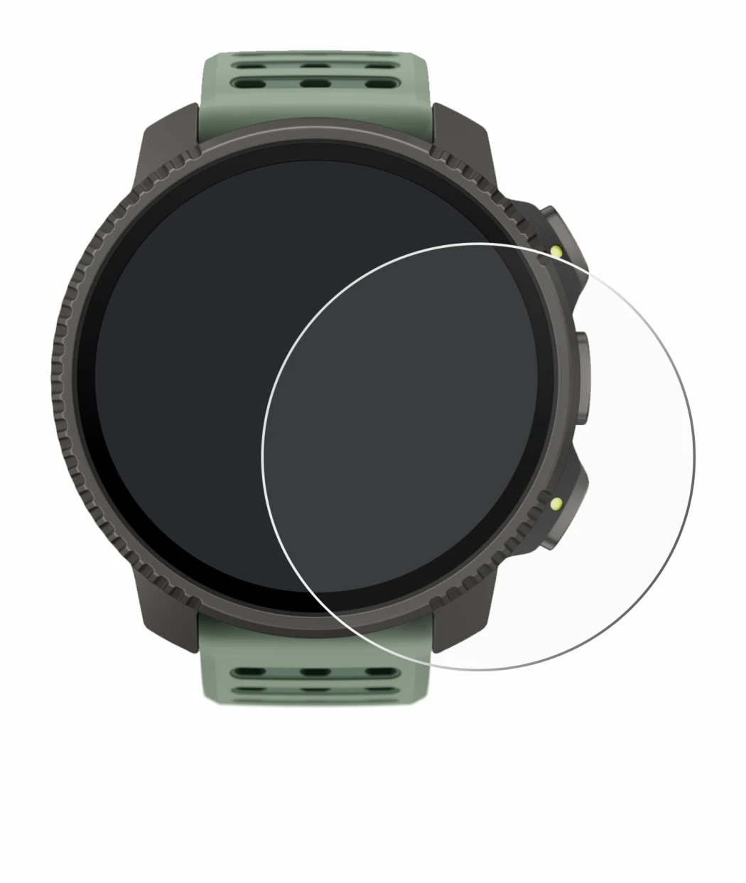 Imagen del dispositivo Suunto Vertical 2 con una amplia variedad de protectores de pantalla.