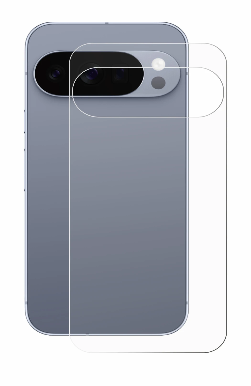 Imagen del dispositivo Google Pixel 10 Pro (Trasero) con una amplia variedad de protectores de pantalla.