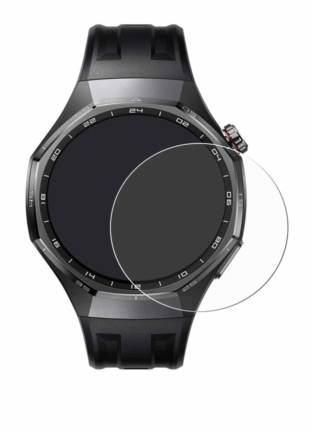 Imagen del dispositivo Huawei Watch GT 6 Pro (46 mm) con una amplia variedad de protectores de pantalla.
