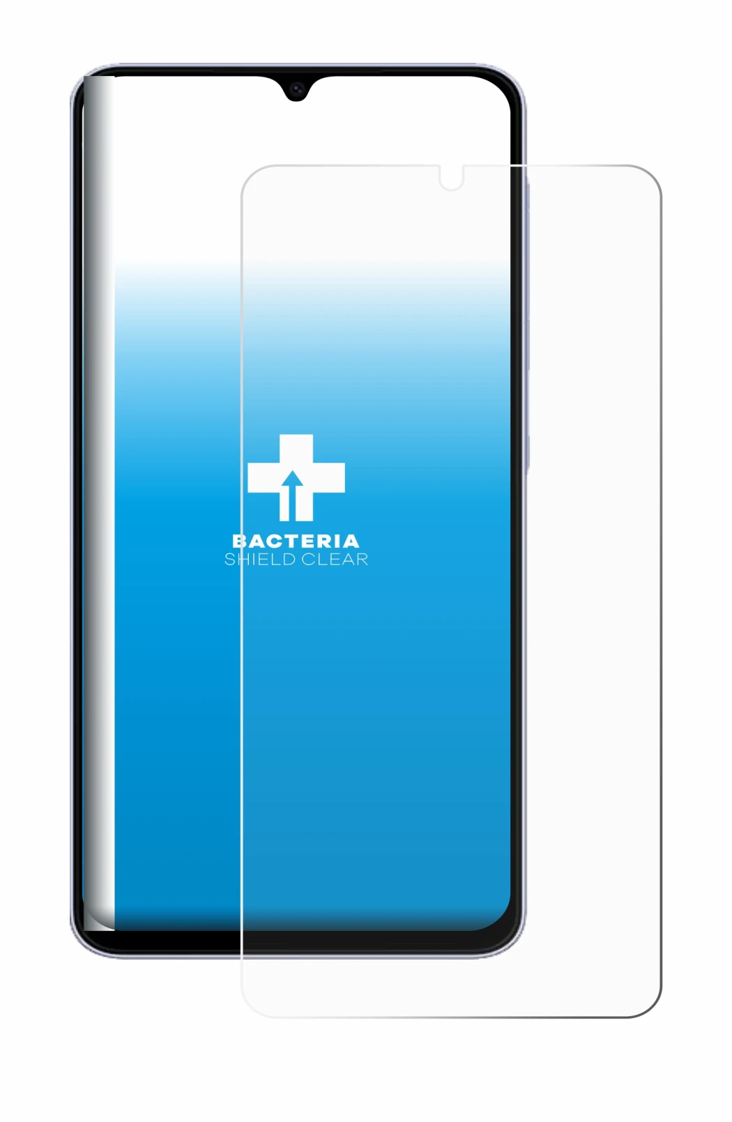 Imagen del dispositivo Samsung Galaxy A07 con una amplia variedad de protectores de pantalla.