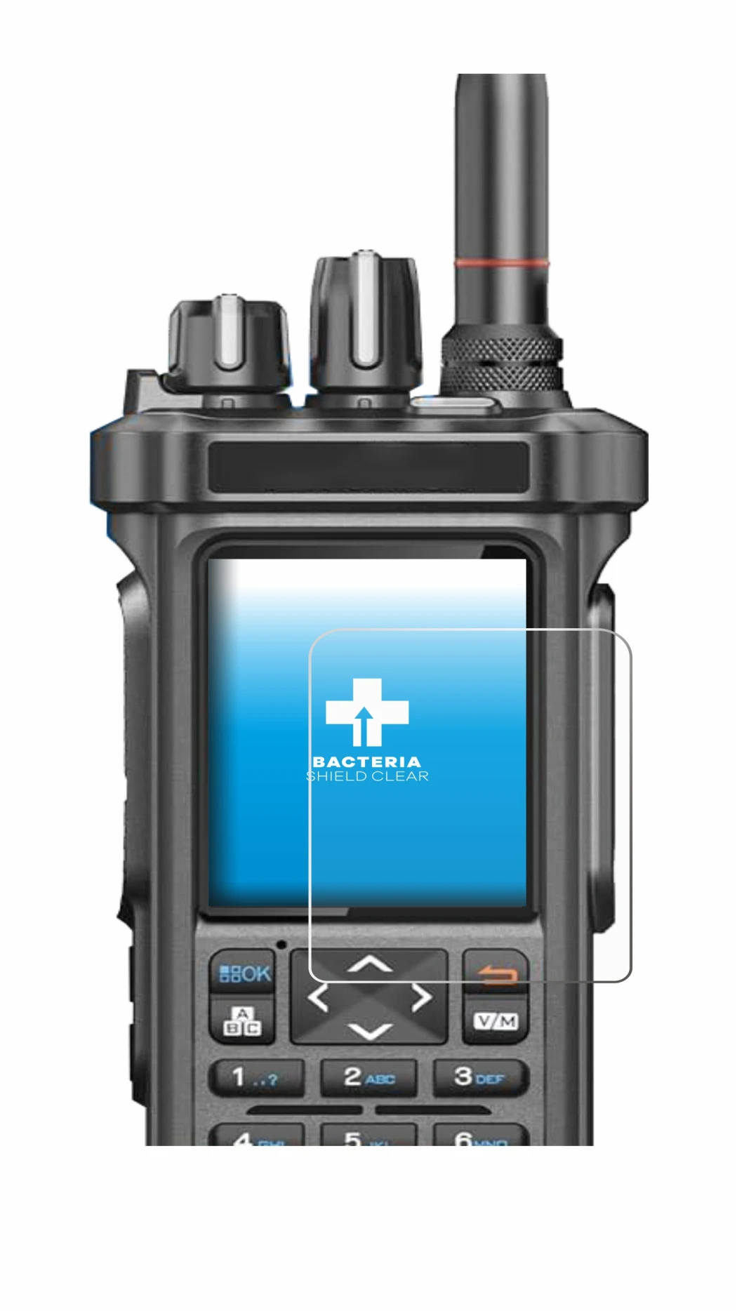 Imagen del dispositivo Radtel RT-950 Pro con una amplia variedad de protectores de pantalla.