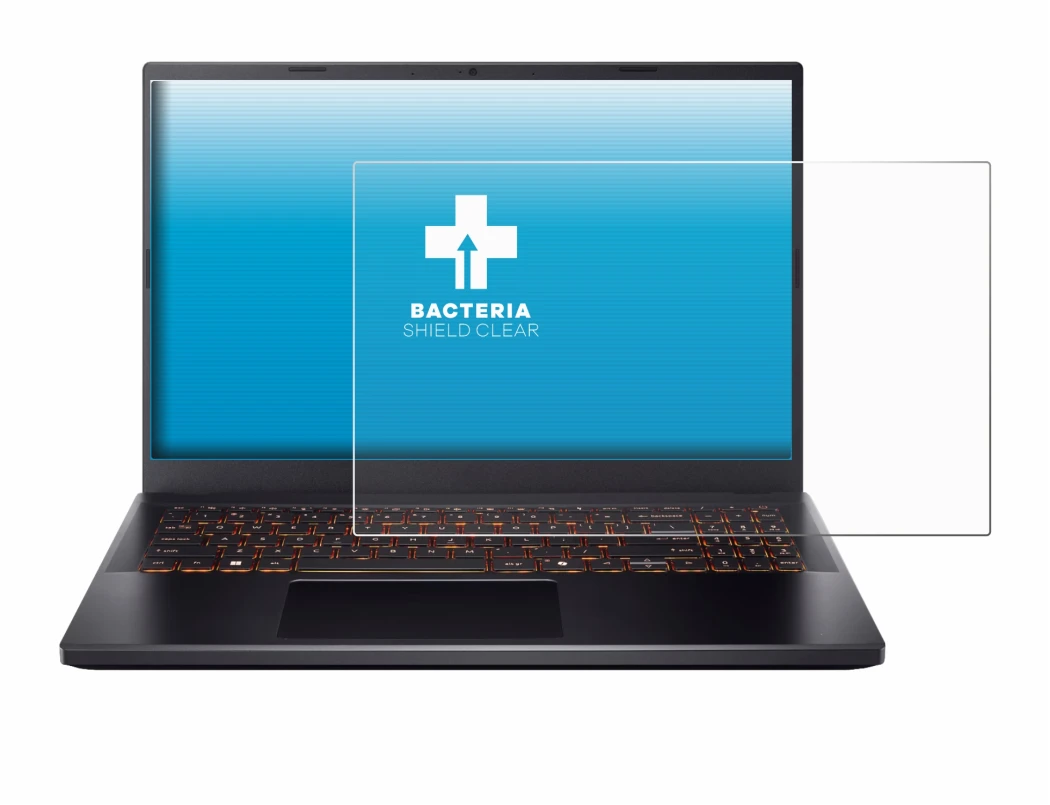 Imagen del dispositivo Acer Nitro V 15 con una amplia variedad de protectores de pantalla.