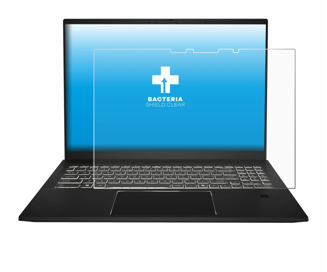 Imagen del dispositivo MSI Summit A16 AI+ con una amplia variedad de protectores de pantalla.