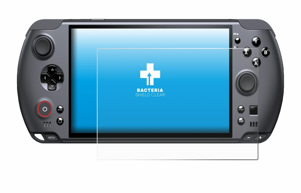 Imagen del dispositivo GPD Win 5 con una amplia variedad de protectores de pantalla.