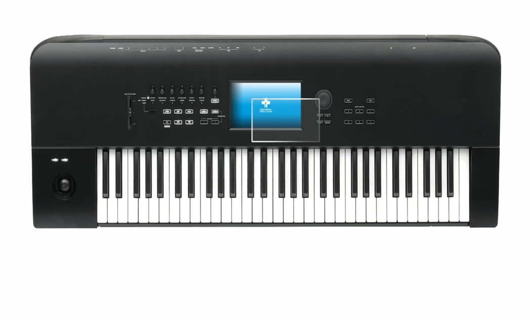 Imagen del dispositivo KORG Nautilus 61 con una amplia variedad de protectores de pantalla.