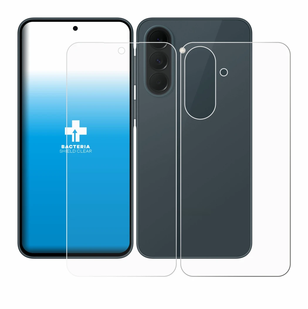 Imagen del dispositivo Samsung Galaxy A37 5G (Frontal+Trasero) con una amplia variedad de protectores de pantalla.