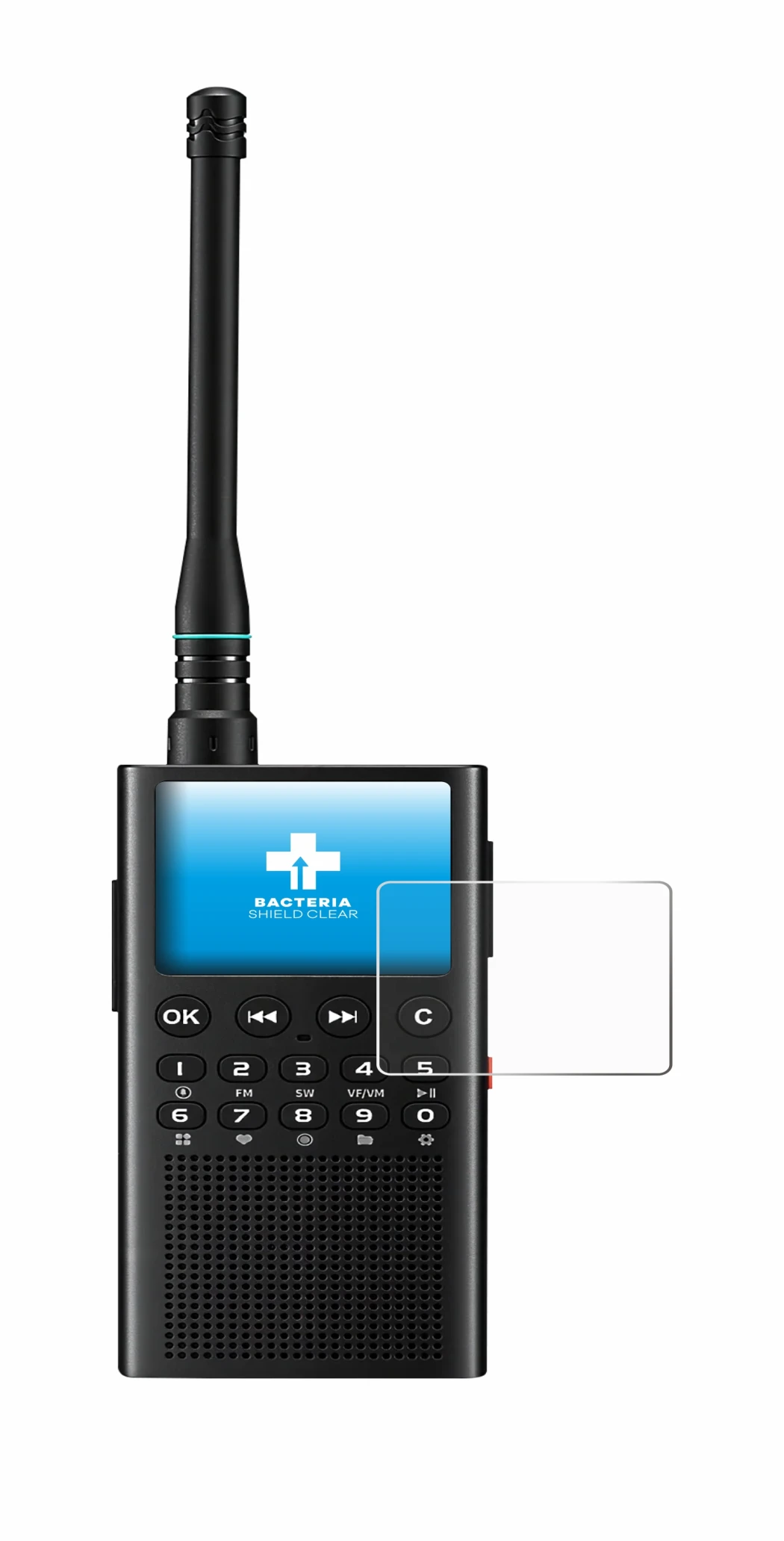 Imagen del dispositivo Choyong WT2 con una amplia variedad de protectores de pantalla.