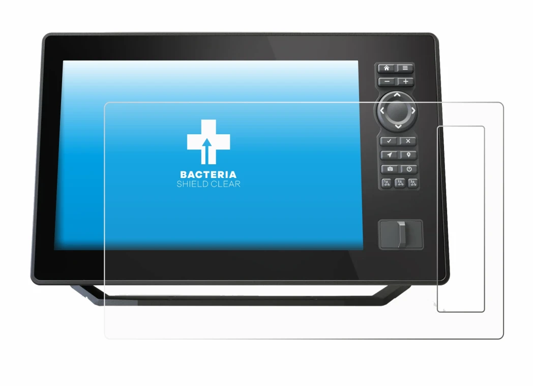 Imagen del dispositivo Humminbird Xplore 9 con una amplia variedad de protectores de pantalla.