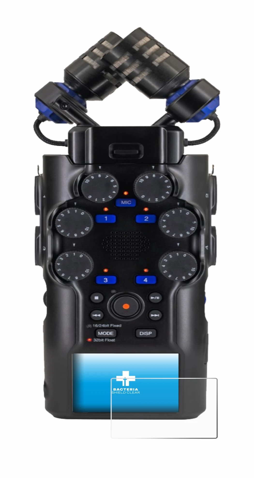 Imagen del dispositivo Zoom H6 studio con una amplia variedad de protectores de pantalla.