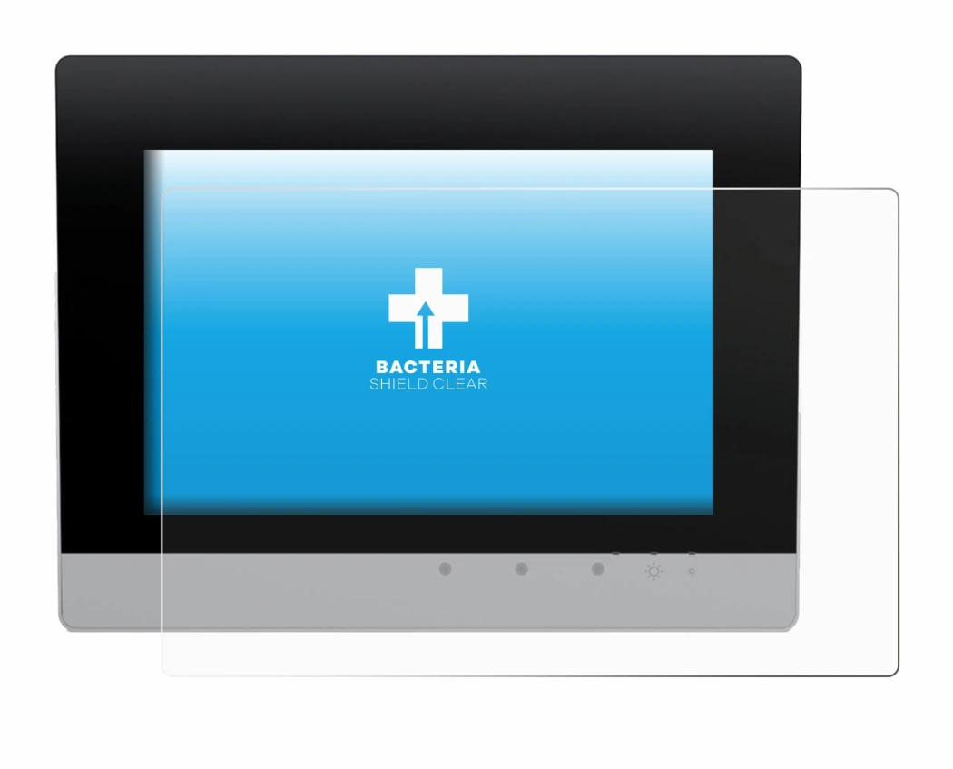 Imagen del dispositivo WAGO Touch Panel 600 Web Panel con una amplia variedad de protectores de pantalla.