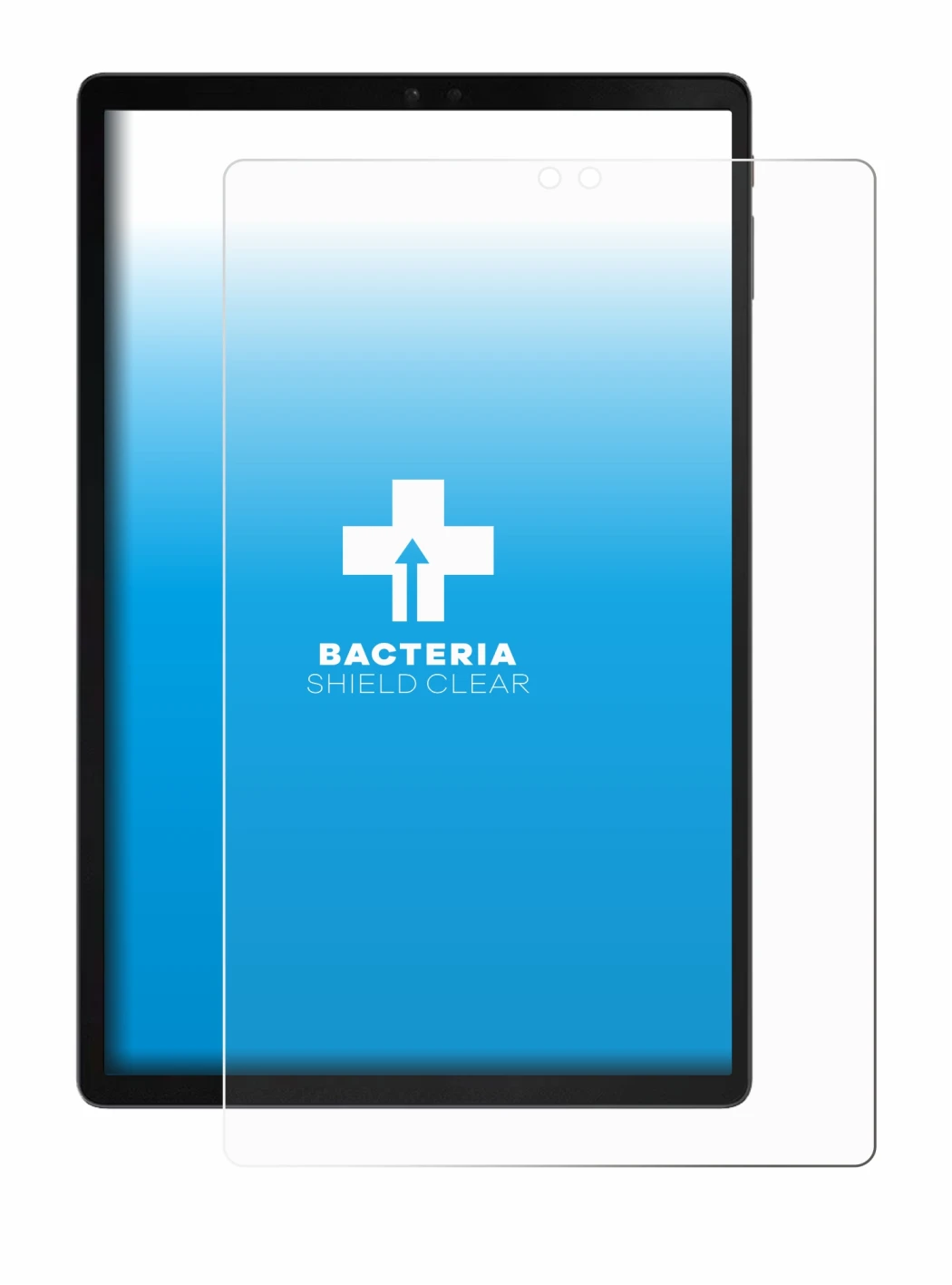Imagen del dispositivo ZTE Blade X1001 con una amplia variedad de protectores de pantalla.