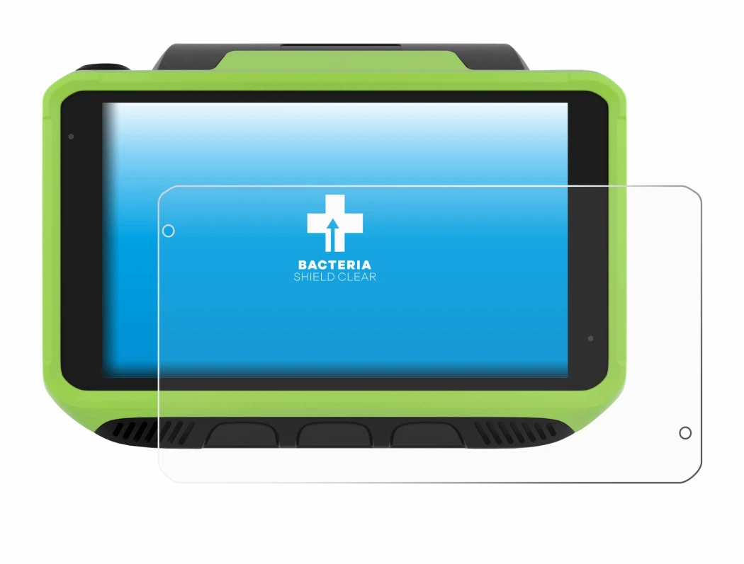 Imagen del dispositivo Zebra WT6400 con una amplia variedad de protectores de pantalla.