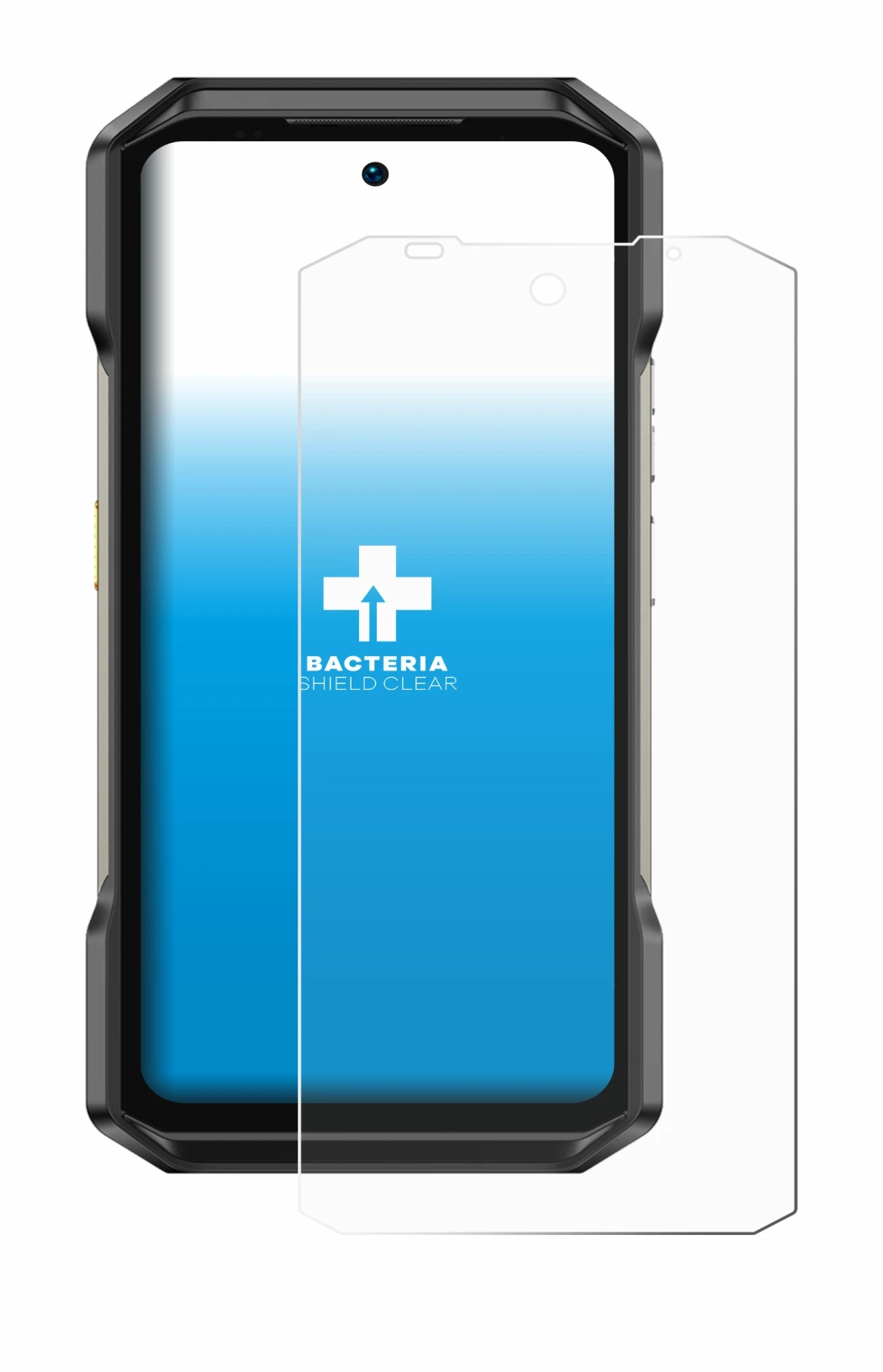 Imagen del dispositivo Ulefone Armor 27T Pro Plus con una amplia variedad de protectores de pantalla.