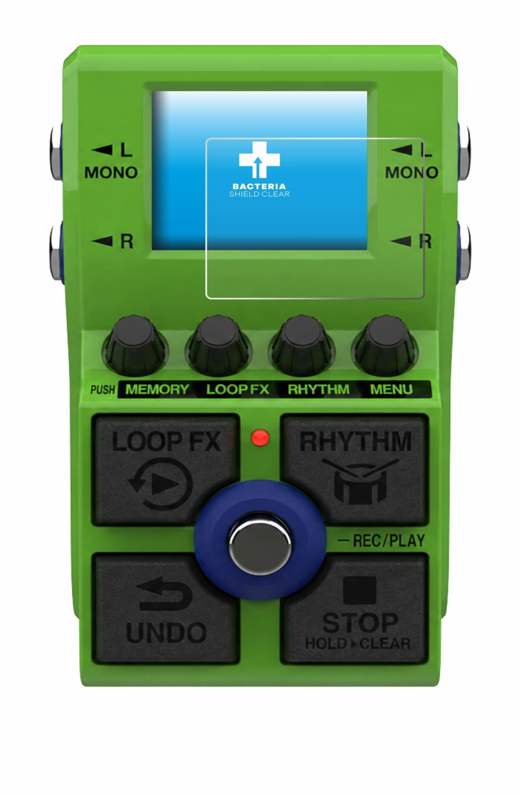 Imagen del dispositivo Zoom MS-90LP Plus con una amplia variedad de protectores de pantalla.