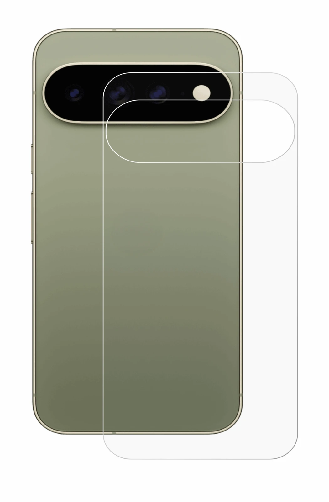 Imagen del dispositivo Google Pixel 11 Pro XL (Trasero) con una amplia variedad de protectores de pantalla.