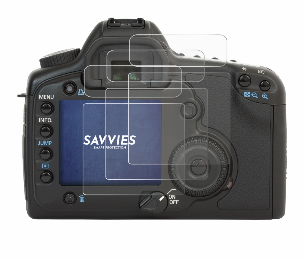 Imagen del dispositivo Canon EOS 5D con una amplia variedad de protectores de pantalla.