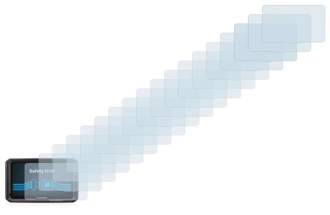 Imagen del dispositivo Garmin dezl 770 LMT-D con una amplia variedad de protectores de pantalla.