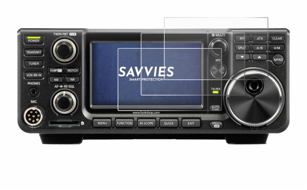 Imagen del dispositivo Icom IC-7300 con una amplia variedad de protectores de pantalla.