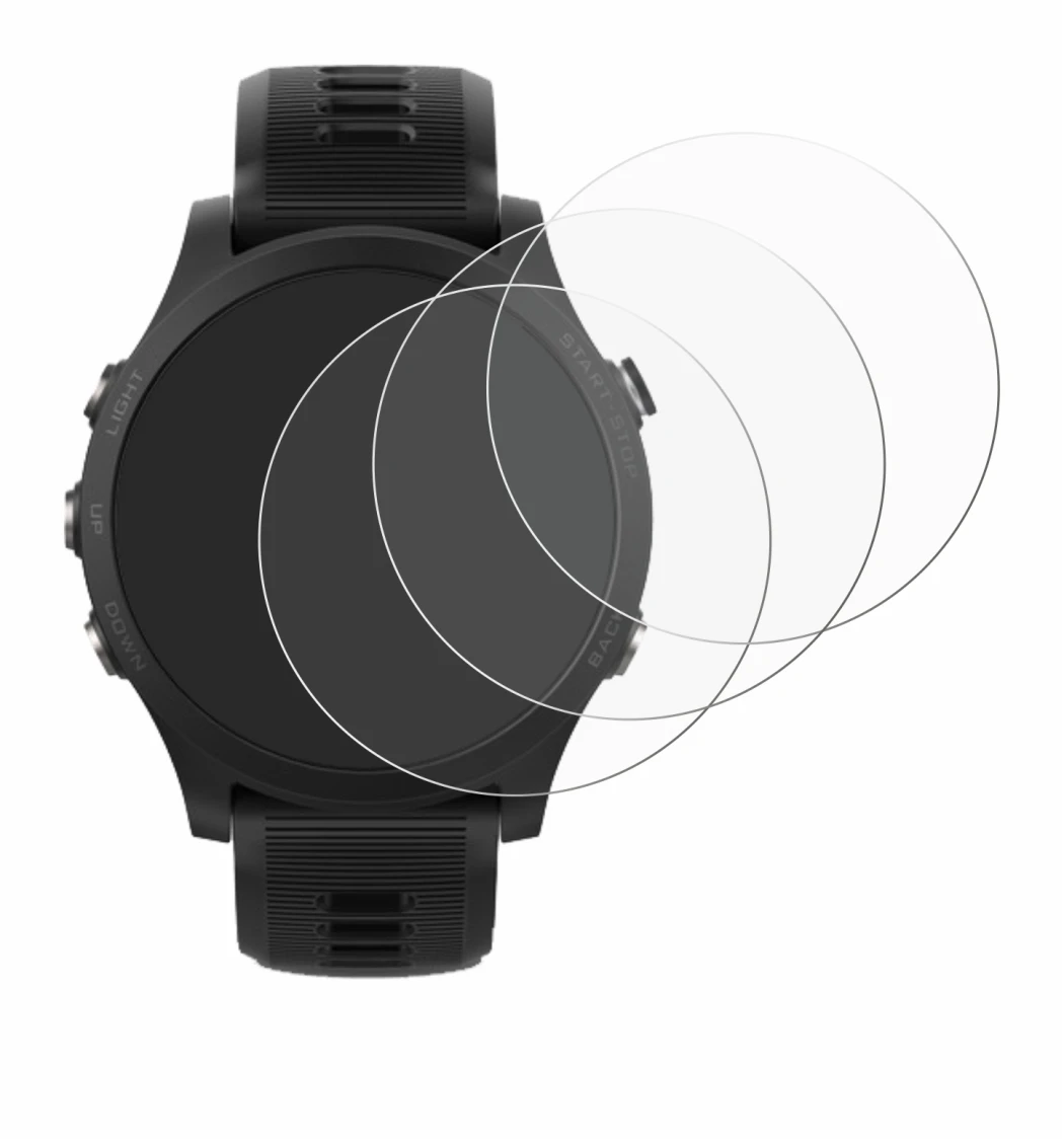 Imagen del dispositivo Garmin Forerunner 935 con una amplia variedad de protectores de pantalla.