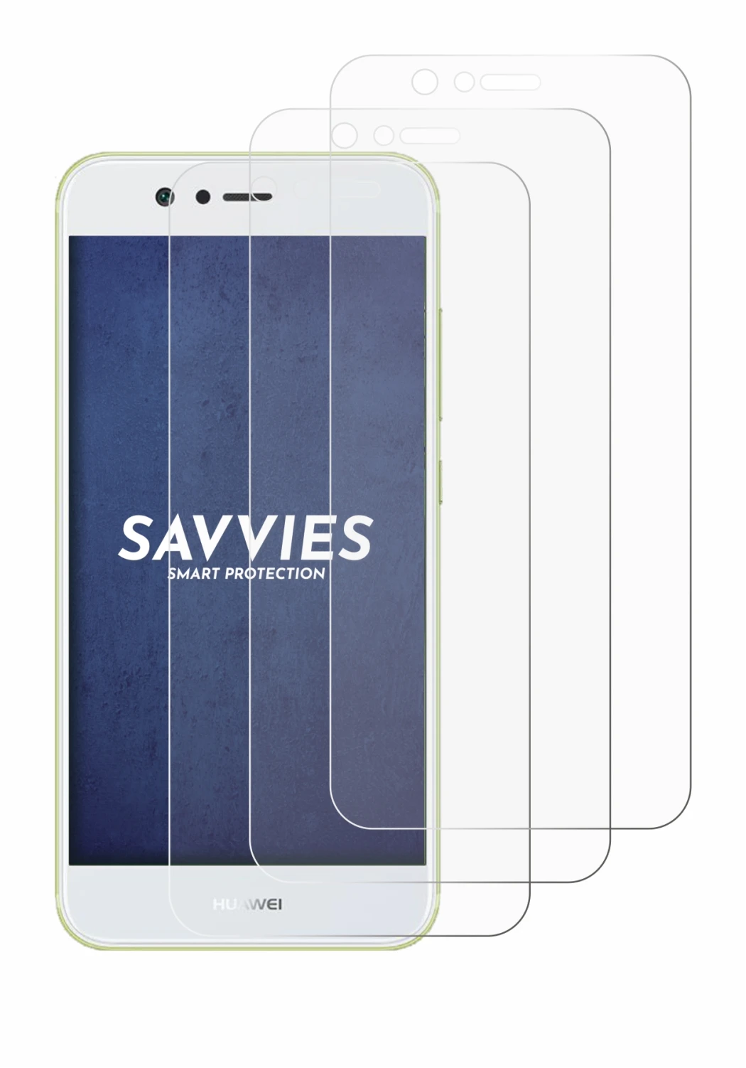 Imagen del dispositivo Huawei Nova 2 con una amplia variedad de protectores de pantalla.