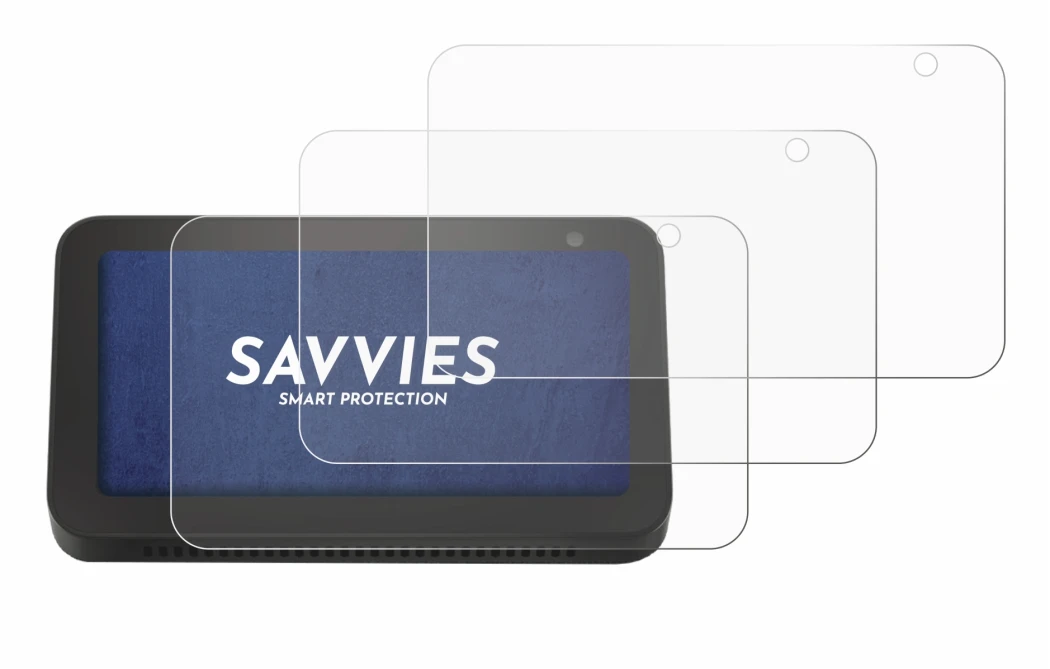 Imagen del dispositivo Amazon Echo Show 5 (2da Gen.) con una amplia variedad de protectores de pantalla.