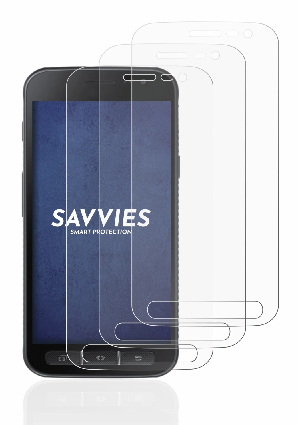 Imagen del dispositivo Samsung Galaxy XCover 4s con una amplia variedad de protectores de pantalla.
