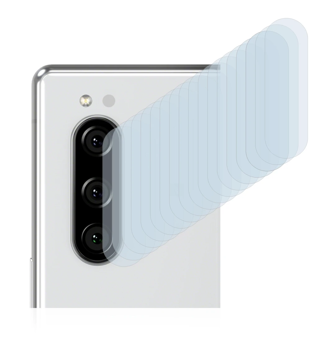 Imagen del dispositivo Sony Xperia 5 (SÓLO Cámara) con una amplia variedad de protectores de pantalla.