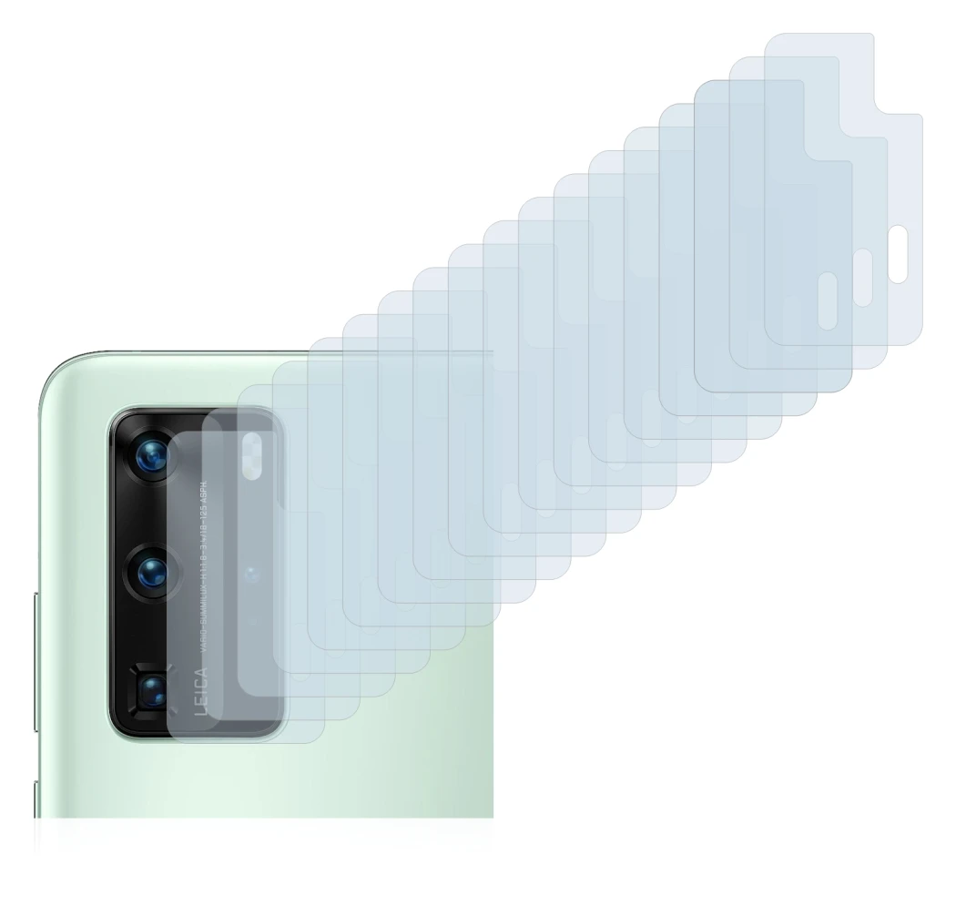 Imagen del dispositivo Huawei P40 Pro (SÓLO Cámara) con una amplia variedad de protectores de pantalla.