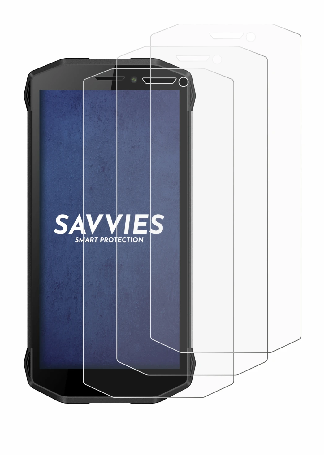 Imagen del dispositivo Evolveo Strongphone G5 con una amplia variedad de protectores de pantalla.