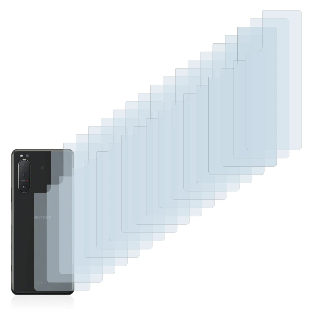 Imagen del dispositivo Sony Xperia 5 II (Trasero) con una amplia variedad de protectores de pantalla.