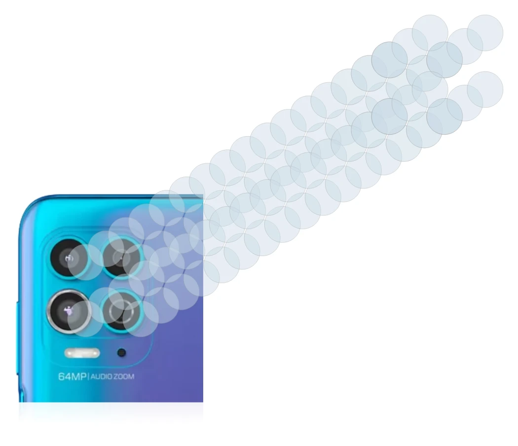 Imagen del dispositivo Motorola Moto G100 (SÓLO Cámara) con una amplia variedad de protectores de pantalla.