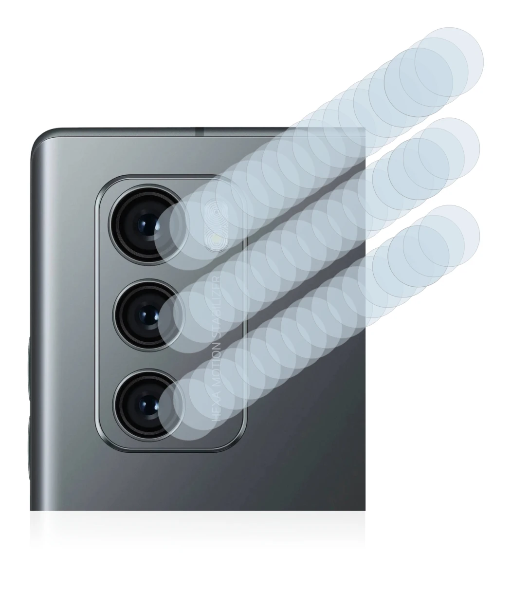 Imagen del dispositivo LG Wing (SÓLO Cámara) con una amplia variedad de protectores de pantalla.