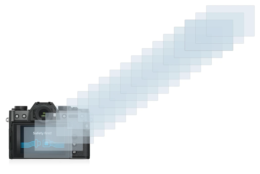 Imagen del dispositivo Fujifilm X-T30 ll con una amplia variedad de protectores de pantalla.