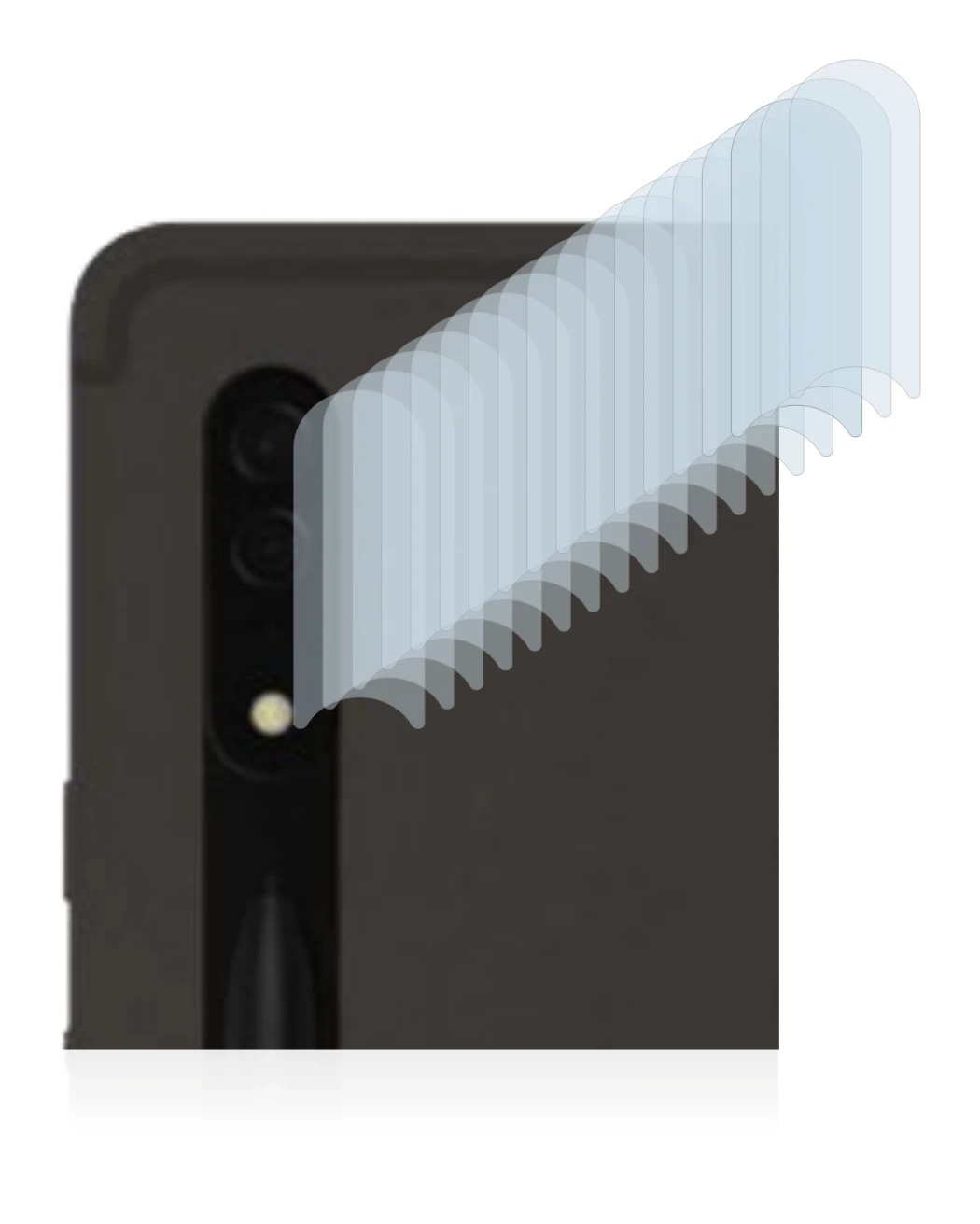 Imagen del dispositivo Samsung Galaxy Tab S8 Ultra 5G (SÓLO Cámara) con una amplia variedad de protectores de pantalla.