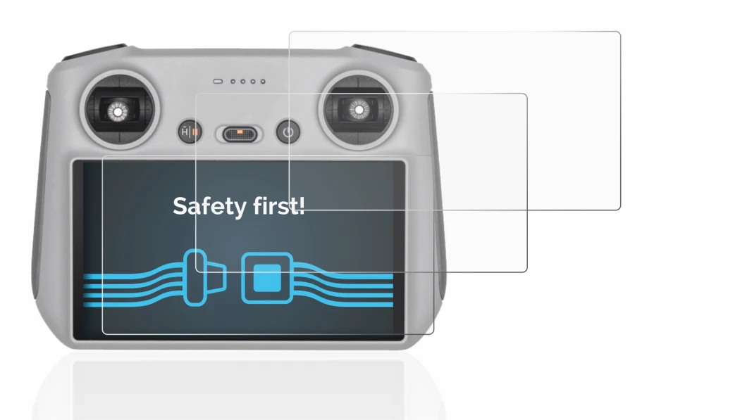 Imagen del dispositivo DJI RC Controller con una amplia variedad de protectores de pantalla.
