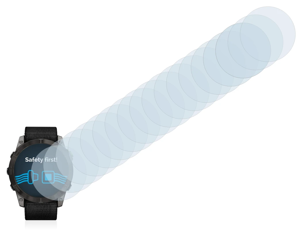 Imagen del dispositivo Garmin Enduro 2 con una amplia variedad de protectores de pantalla.