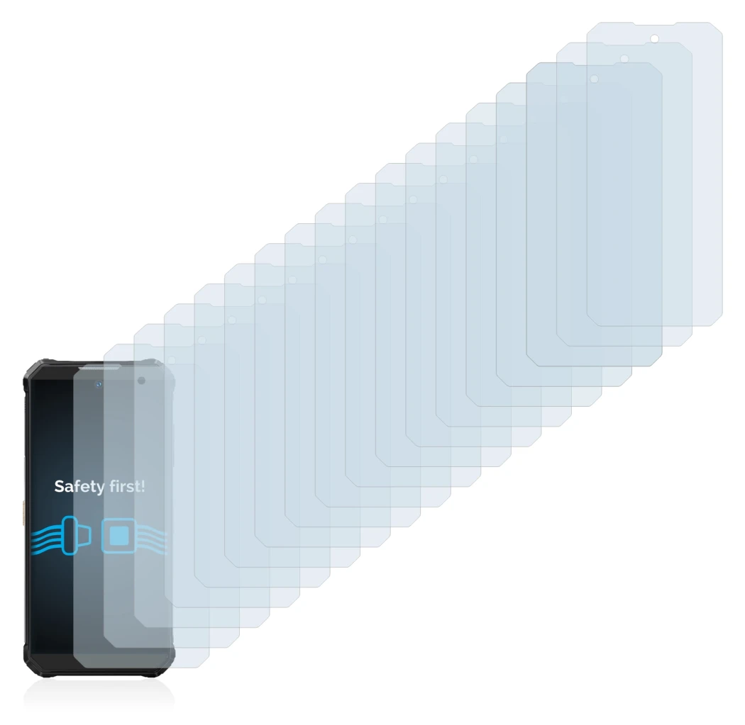 Imagen del dispositivo Oukitel WP19 con una amplia variedad de protectores de pantalla.