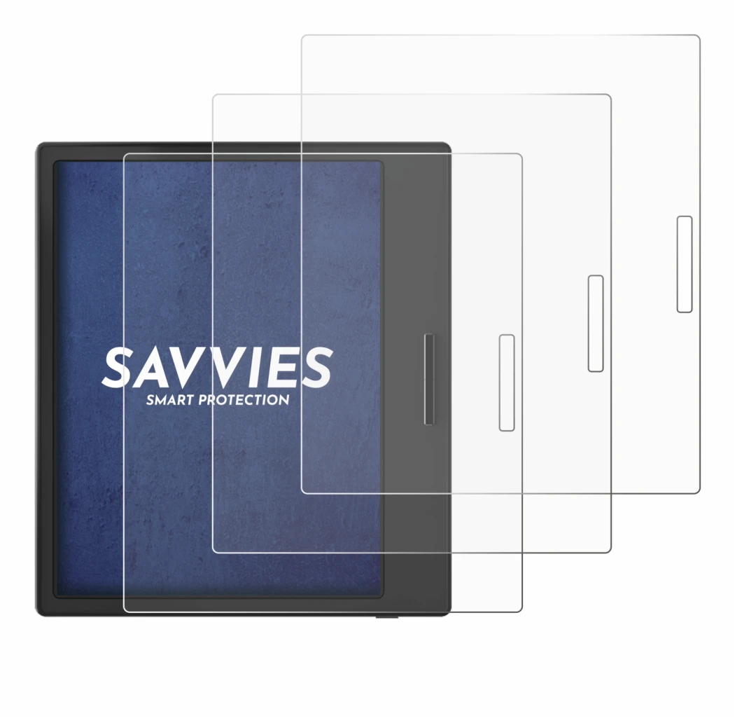 Imagen del dispositivo Boox Page con una amplia variedad de protectores de pantalla.