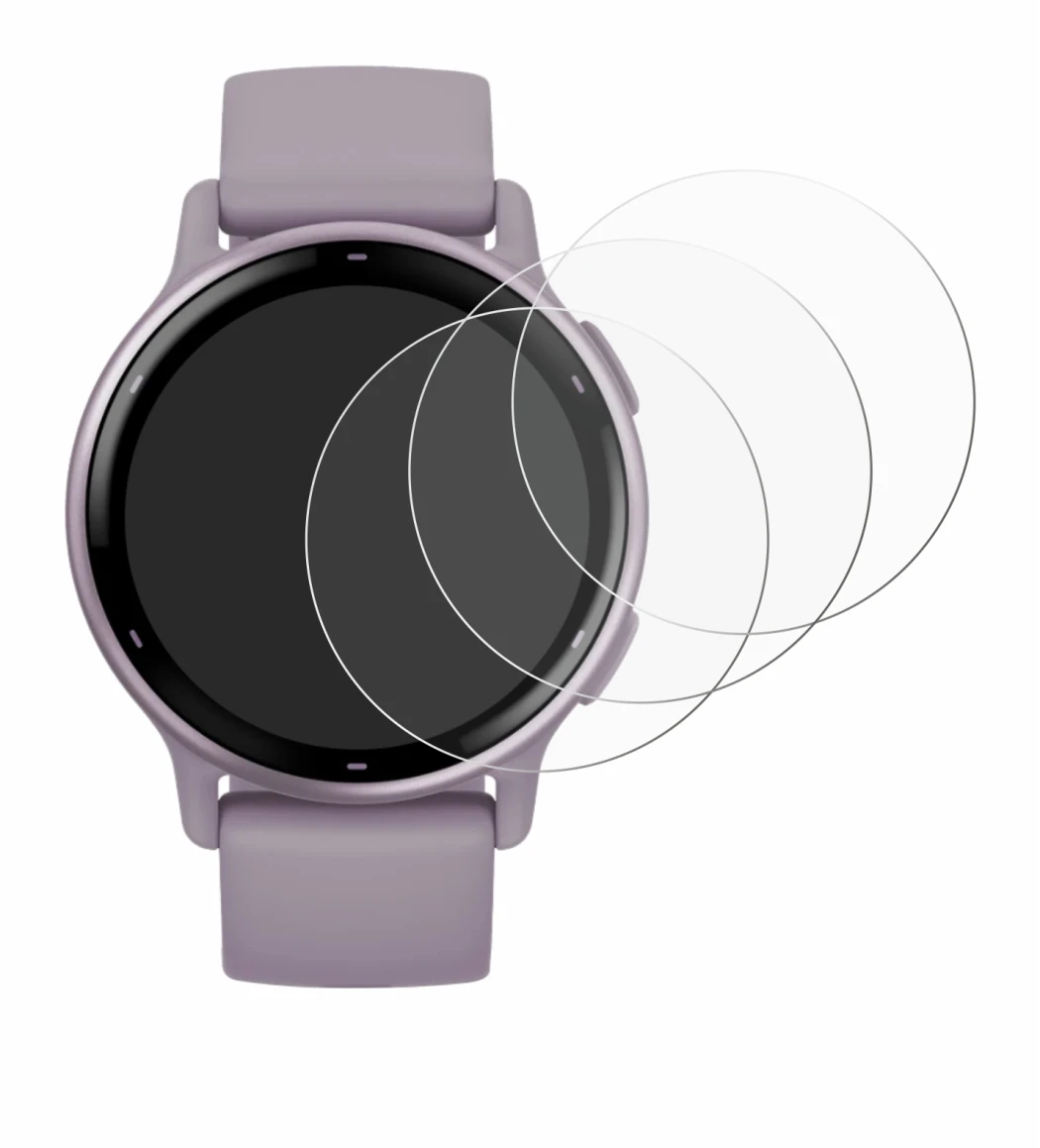 Imagen del dispositivo Garmin vivoactive 5 con una amplia variedad de protectores de pantalla.